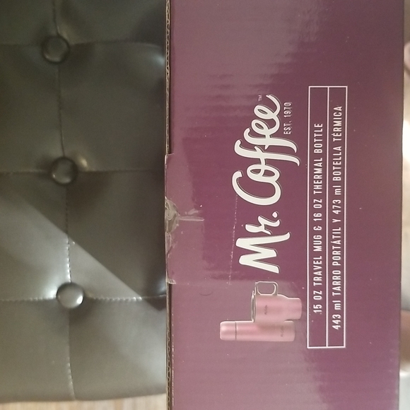 *NWT* Mr Coffee Javelin 2-Piece Double Wall Thermos and Travel Mug Gift Set - Picture 3 of 6